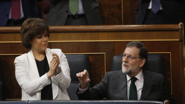 Partido Popular Mariano Rajoy y Soraya