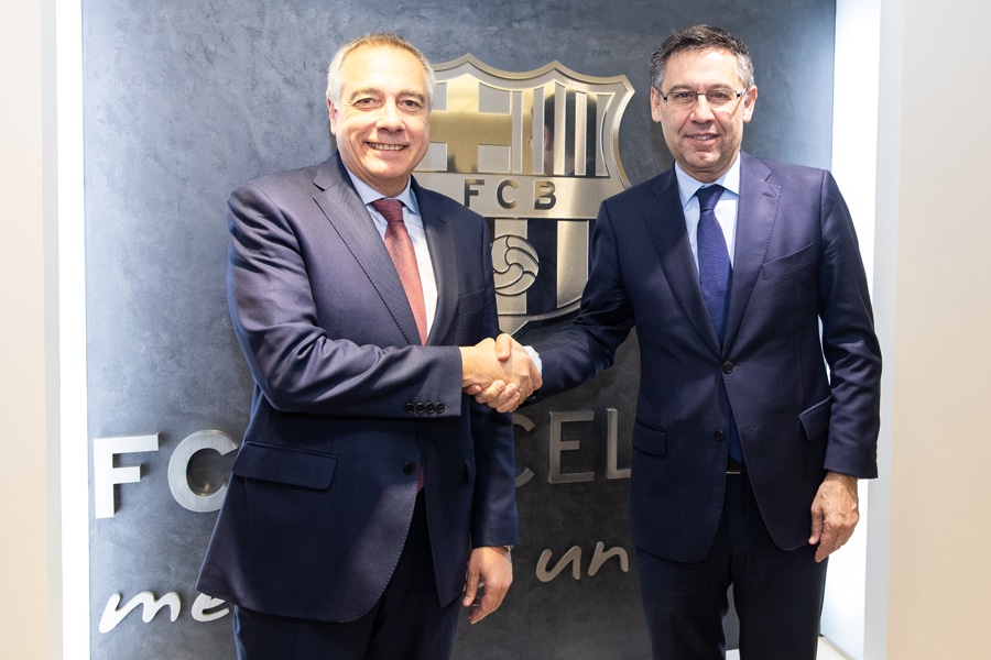 El Consorcio de la Zona Franca firma un convenio con el FC Barcelona para la promoción de la ciudad de Barcelona