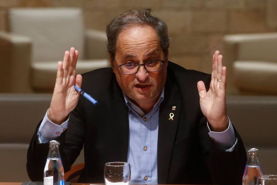 ¿Debe ser destituido mañana Torra como President de la Generalitat?