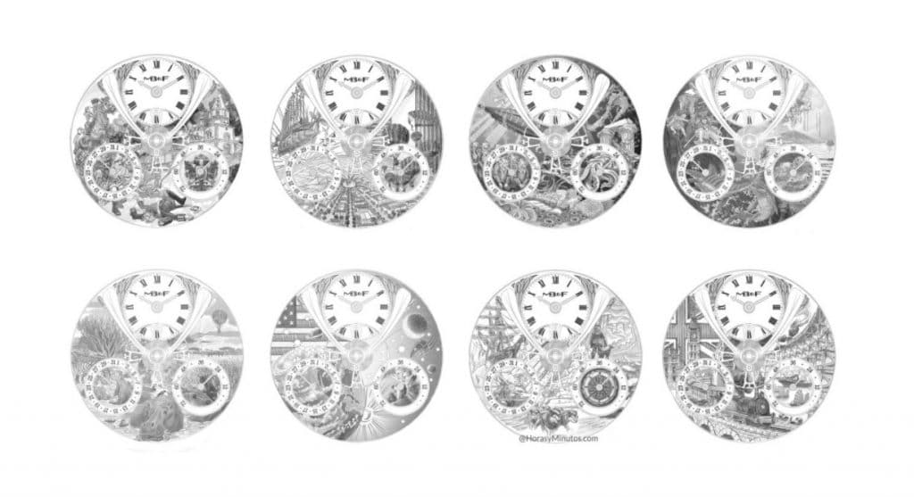 Colección de los Relojes de Julio Verne realizada por MB&F