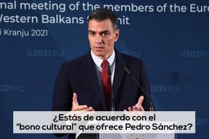 ¿Estás de acuerdo con el "bono cultural" que propone el Gobierno de Pedro Sánchez?