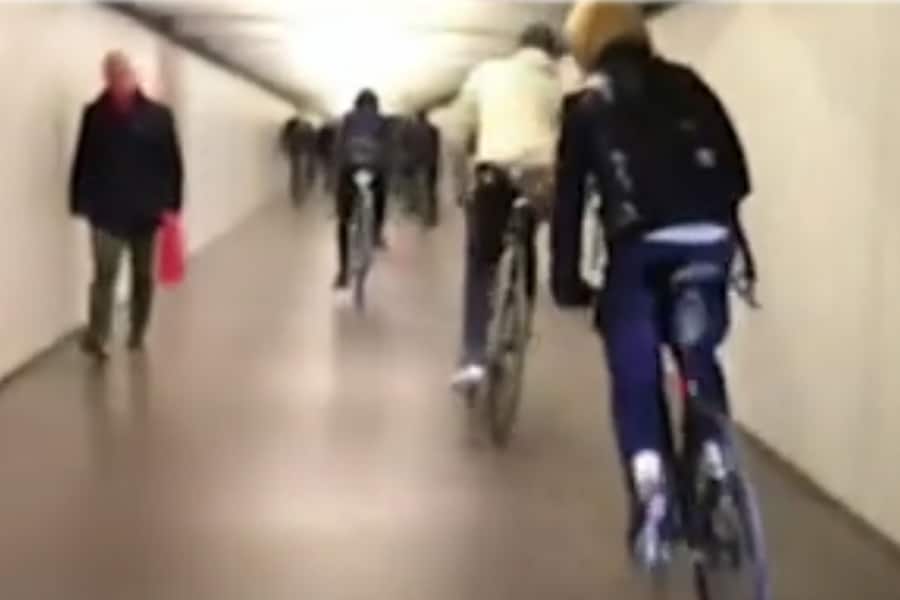 bicicletas en el metro de Barcelona