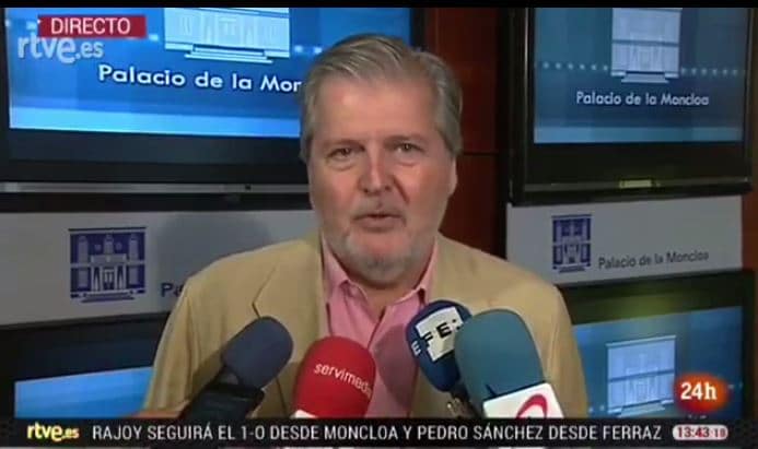 1-O El Gobierno da por anulado el referéndum ilegal según Iñigo Méndez de Vigo