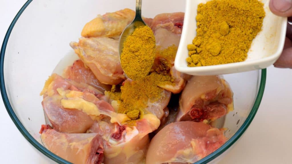 Pollo al curry, una receta exótica de cocina fácil, sencilla y deliciosa