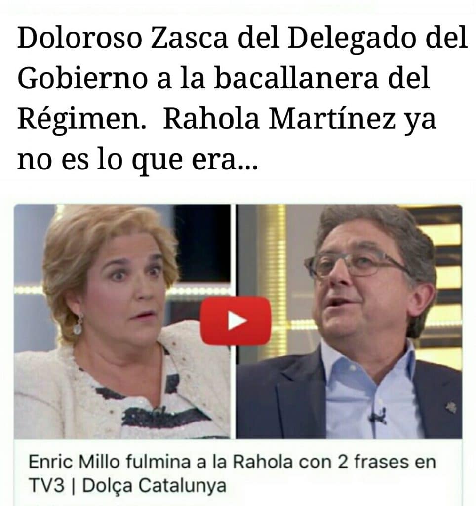 Enric Millo fulmina a la Rahola con 2 frases en TV3