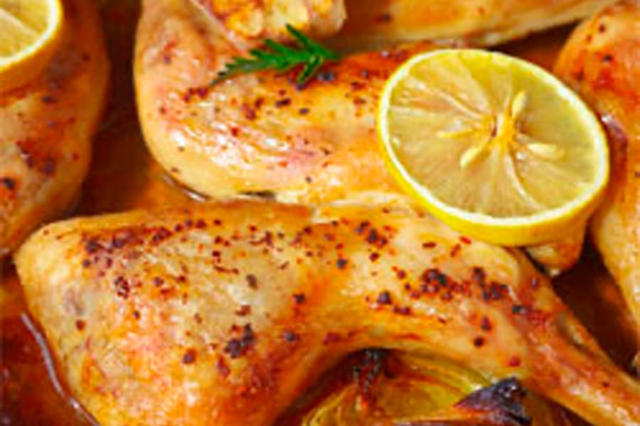Pollo al limón, receta muy fácil y sana