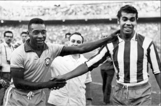 Pelé y Jorge Mendonça