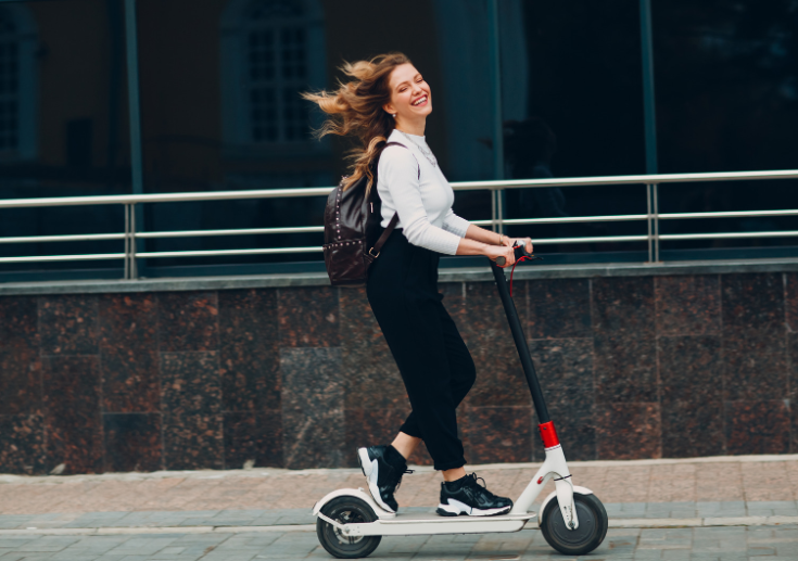 Peligrosos patinetes eléctricos en Barcelona