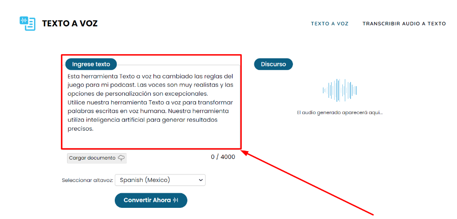 Revisión de Textoavoz