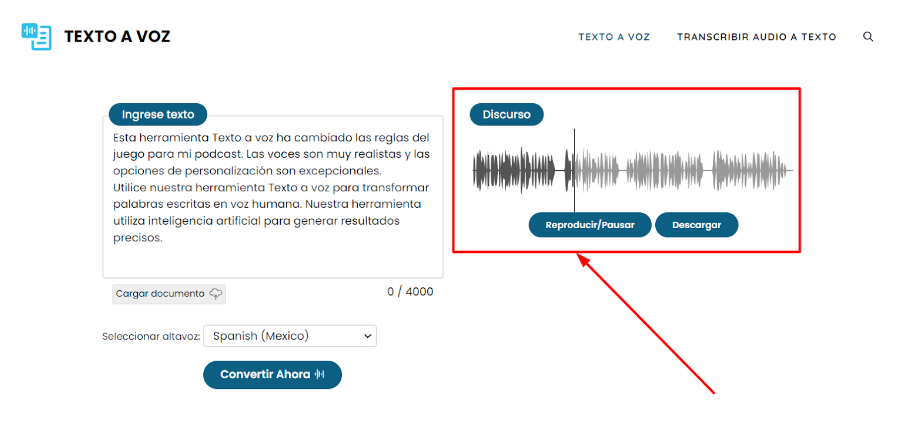 Revisión de Textoavoz